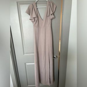 Birdy Grey bridesmaid dress- taupe/ medium